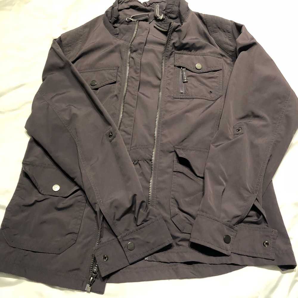 Eddie Bauer windbreaker purple sz M
